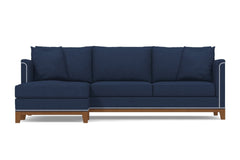 La Brea 2pc Sectional Sofa :: Leg Finish: Pecan / Configuration: LAF - Chaise on the Left