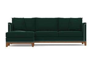 La Brea 2pc Sectional Sofa :: Leg Finish: Pecan / Configuration: LAF - Chaise on the Left