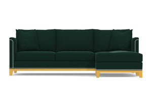 La Brea 2pc Sectional Sofa :: Leg Finish: Natural / Configuration: RAF - Chaise on the Right