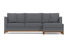 La Brea 2pc Sectional Sofa :: Leg Finish: Pecan / Configuration: RAF - Chaise on the Right