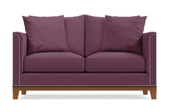 La Brea Apartment Size Sleeper Sofa Bed :: Leg Finish: Pecan / Sleeper Option: Deluxe Innerspring Mattress