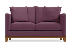 La Brea Apartment Size Sleeper Sofa Bed :: Leg Finish: Pecan / Sleeper Option: Memory Foam Mattress