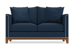 La Brea Twin Size Sleeper Sofa Bed :: Leg Finish: Pecan / Sleeper Option: Deluxe Innerspring Mattress