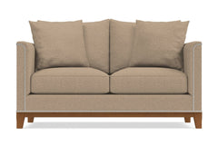 La Brea Apartment Size Sleeper Sofa Bed :: Leg Finish: Pecan / Sleeper Option: Memory Foam Mattress