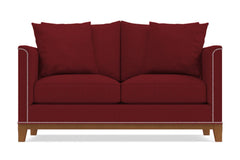 La Brea Twin Size Sleeper Sofa Bed :: Leg Finish: Pecan / Sleeper Option: Memory Foam Mattress