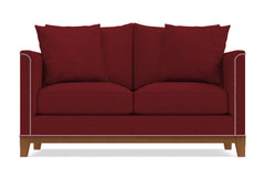 La Brea Twin Size Sleeper Sofa Bed :: Leg Finish: Pecan / Sleeper Option: Deluxe Innerspring Mattress