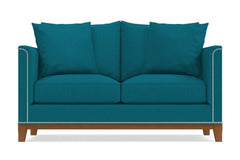 La Brea Apartment Size Sleeper Sofa Bed :: Leg Finish: Pecan / Sleeper Option: Memory Foam Mattress