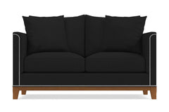 La Brea Twin Size Sleeper Sofa Bed :: Leg Finish: Pecan / Sleeper Option: Deluxe Innerspring Mattress