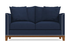 La Brea Twin Size Sleeper Sofa Bed :: Leg Finish: Pecan / Sleeper Option: Deluxe Innerspring Mattress