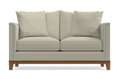 La Brea Twin Size Sleeper Sofa Bed :: Leg Finish: Pecan / Sleeper Option: Deluxe Innerspring Mattress