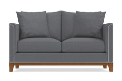 La Brea Twin Size Sleeper Sofa Bed :: Leg Finish: Pecan / Sleeper Option: Deluxe Innerspring Mattress