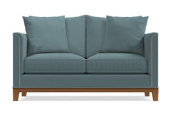 La Brea Twin Size Sleeper Sofa Bed :: Leg Finish: Pecan / Sleeper Option: Deluxe Innerspring Mattress