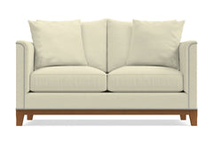 La Brea Twin Size Sleeper Sofa Bed :: Leg Finish: Pecan / Sleeper Option: Deluxe Innerspring Mattress