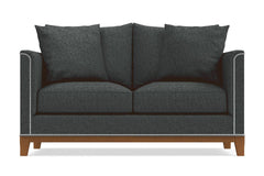 La Brea Twin Size Sleeper Sofa Bed :: Leg Finish: Pecan / Sleeper Option: Deluxe Innerspring Mattress