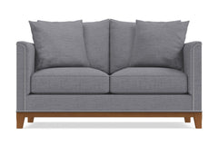 La Brea Twin Size Sleeper Sofa Bed :: Leg Finish: Pecan / Sleeper Option: Deluxe Innerspring Mattress