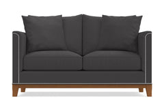 La Brea Twin Size Sleeper Sofa Bed :: Leg Finish: Pecan / Sleeper Option: Deluxe Innerspring Mattress