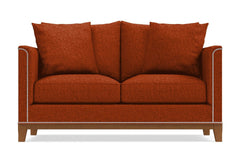 La Brea Twin Size Sleeper Sofa Bed :: Leg Finish: Pecan / Sleeper Option: Memory Foam Mattress