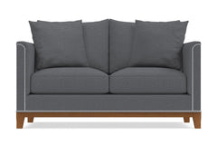 La Brea Twin Size Sleeper Sofa Bed :: Leg Finish: Pecan / Sleeper Option: Deluxe Innerspring Mattress