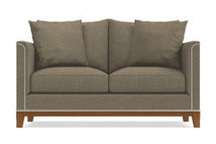 La Brea Twin Size Sleeper Sofa Bed :: Leg Finish: Pecan / Sleeper Option: Deluxe Innerspring Mattress