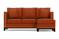 La Brea Reversible Chaise Sleeper Sofa Bed :: Leg Finish: Espresso / Sleeper Option: Memory Foam Mattress