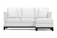 La Brea Reversible Chaise Sleeper Sofa Bed :: Leg Finish: Espresso / Sleeper Option: Deluxe Innerspring Mattress