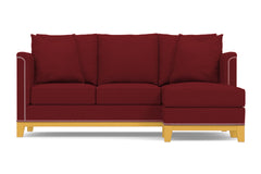 La Brea Reversible Chaise Sleeper Sofa Bed :: Leg Finish: Natural / Sleeper Option: Deluxe Innerspring Mattress