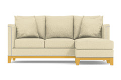 La Brea Reversible Chaise Sleeper Sofa Bed :: Leg Finish: Natural / Sleeper Option: Deluxe Innerspring Mattress