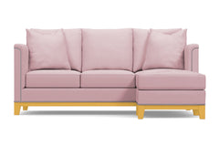 La Brea Reversible Chaise Sleeper Sofa Bed :: Leg Finish: Natural / Sleeper Option: Memory Foam Mattress