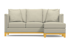 La Brea Reversible Chaise Sleeper Sofa Bed :: Leg Finish: Natural / Sleeper Option: Memory Foam Mattress