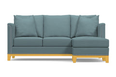 La Brea Reversible Chaise Sleeper Sofa Bed :: Leg Finish: Natural / Sleeper Option: Memory Foam Mattress
