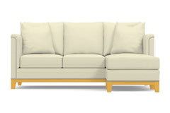 La Brea Reversible Chaise Sleeper Sofa Bed :: Leg Finish: Natural / Sleeper Option: Memory Foam Mattress