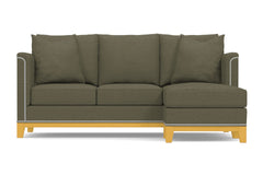 La Brea Reversible Chaise Sleeper Sofa Bed :: Leg Finish: Natural / Sleeper Option: Deluxe Innerspring Mattress