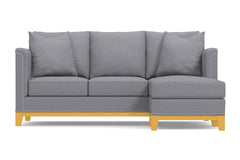 La Brea Reversible Chaise Sleeper Sofa Bed :: Leg Finish: Natural / Sleeper Option: Memory Foam Mattress