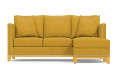 La Brea Reversible Chaise Sleeper Sofa Bed :: Leg Finish: Natural / Sleeper Option: Deluxe Innerspring Mattress