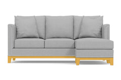 La Brea Reversible Chaise Sleeper Sofa Bed :: Leg Finish: Natural / Sleeper Option: Deluxe Innerspring Mattress