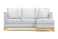 La Brea Reversible Chaise Sleeper Sofa Bed :: Leg Finish: Natural / Sleeper Option: Memory Foam Mattress