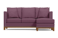 La Brea Reversible Chaise Sofa :: Leg Finish: Pecan