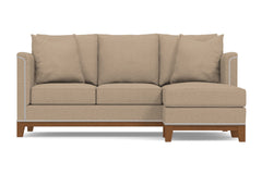 La Brea Reversible Chaise Sofa :: Leg Finish: Pecan