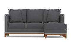 La Brea Reversible Chaise Sofa :: Leg Finish: Pecan