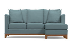 La Brea Reversible Chaise Sofa :: Leg Finish: Pecan