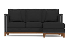 La Brea Reversible Chaise Sofa :: Leg Finish: Pecan