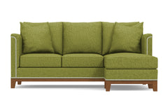 La Brea Reversible Chaise Sofa :: Leg Finish: Pecan