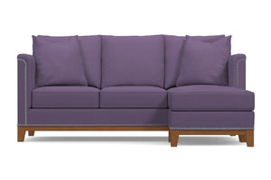 La Brea Reversible Chaise Sofa :: Leg Finish: Pecan