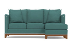 La Brea Reversible Chaise Sofa :: Leg Finish: Pecan