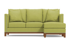 La Brea Reversible Chaise Sofa :: Leg Finish: Pecan