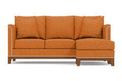 La Brea Reversible Chaise Sofa :: Leg Finish: Pecan