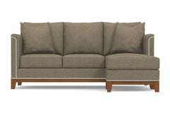 La Brea Reversible Chaise Sofa :: Leg Finish: Pecan