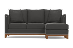 La Brea Reversible Chaise Sofa :: Leg Finish: Pecan