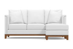 La Brea Reversible Chaise Sofa :: Leg Finish: Pecan