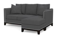 La Brea Reversible Chaise Sleeper Sofa Bed :: Leg Finish: Espresso / Sleeper Option: Deluxe Innerspring Mattress